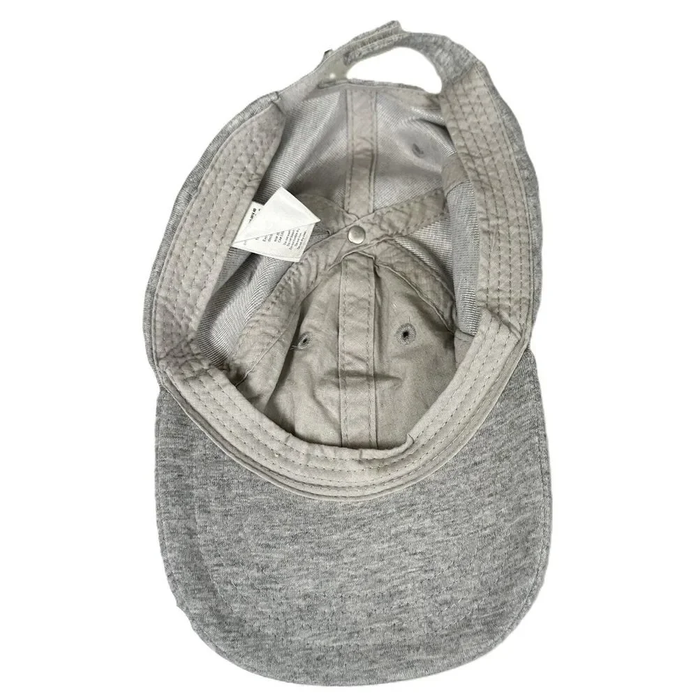 Dude Carter's Cap Kids 4-8 Gray 100% Cotton Adjustable Back Logo‎ Baseball Hat